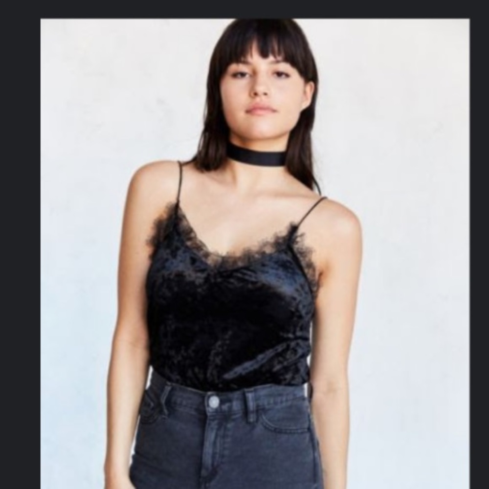 Urban Outfitters velvet cami top